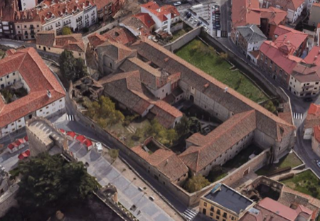 Vista del Convento de Gracia desde el norte Fuente: Google Maps.